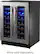 Left. Insignia™ - 42 Bottle or 114 Can Built-in Dual Zone Wine and Beverage Cooler - Stainless Steel.