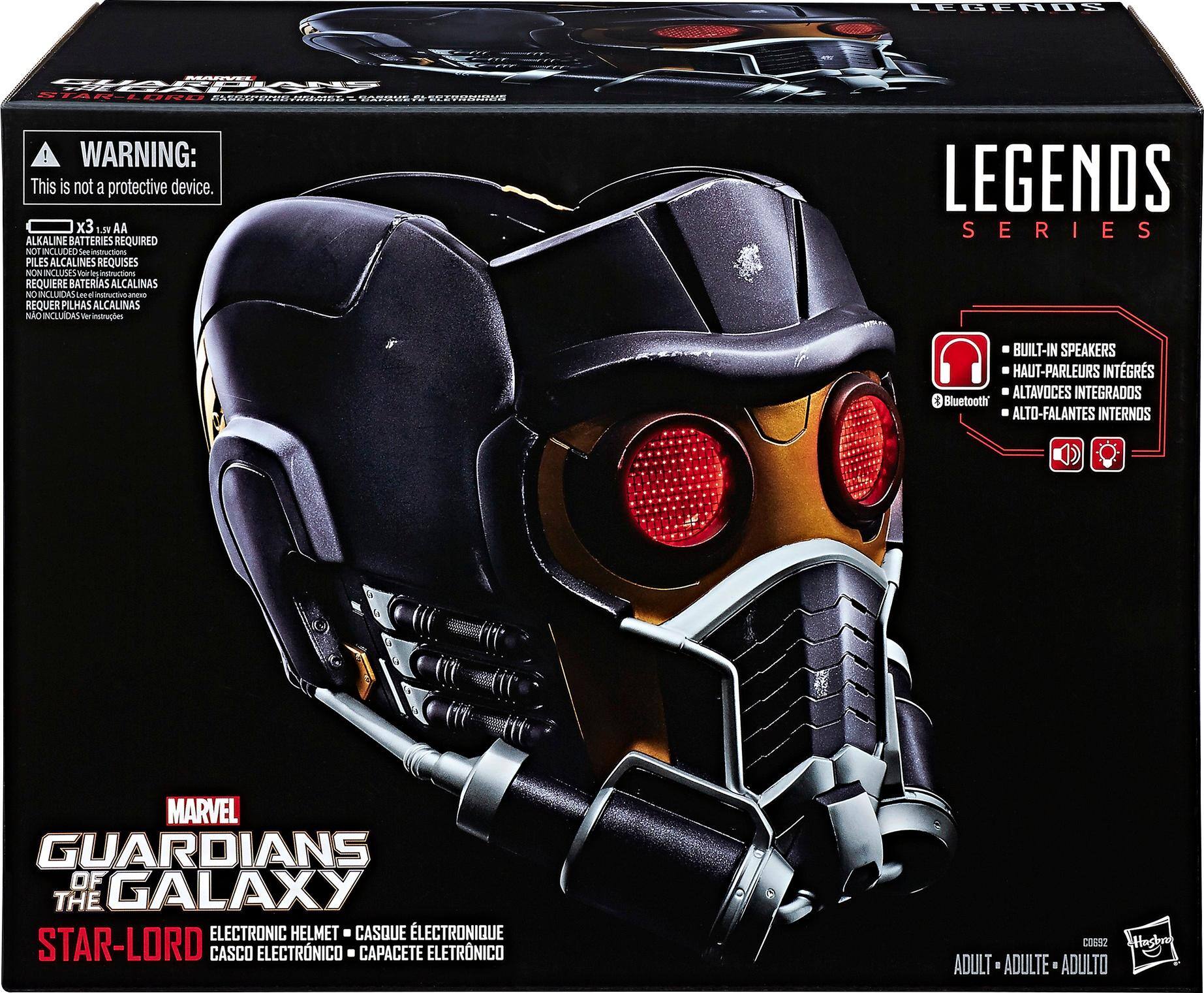 Legends Gear - Electronic Star Lord helmet, Guardians Of The Galaxy  Replica