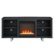 Front Zoom. Walker Edison - Modern Open Storage Fireplace TV Stand for Most TVs up to 65" - Black.