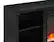 Alt View 11. Walker Edison - Modern Open Storage Fireplace TV Stand for Most TVs up to 65" - Black.