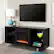 Alt View 15. Walker Edison - Modern Open Storage Fireplace TV Stand for Most TVs up to 65" - Black.