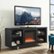 Alt View Zoom 1. Walker Edison - Modern Open Storage Fireplace TV Stand for Most TVs up to 65" - Black.