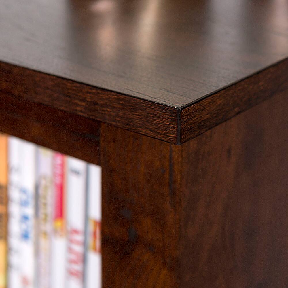 Alt View 11. Walker Edison - 58" Open Storage Fireplace TV Stand for Most TVs Up to 65" - Traditional Brown.