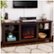 Alt View Zoom 15. Walker Edison - 58" Open Storage Fireplace TV Stand for Most TVs Up to 65" - Traditional Brown.