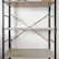 Alt View 11. Walker Edison - Industrial Wood 4-Shelf Bookcase - Driftwood.