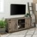 Alt View Zoom 15. Walker Edison - Rustic Barn Door Style Stand for Most TVs Up to 65" - Gray Wash.
