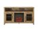Front Zoom. Walker Edison - Tall Glass Two Door Soundbar Storage Fireplace TV Stand for Most TVs Up to 65" - Barnwood.
