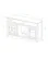 Alt View 2. Walker Edison - 58" Tall Glass Two Door Soundbar Storage Fireplace TV Stand for Most TVs Up to 65" - Barnwood.