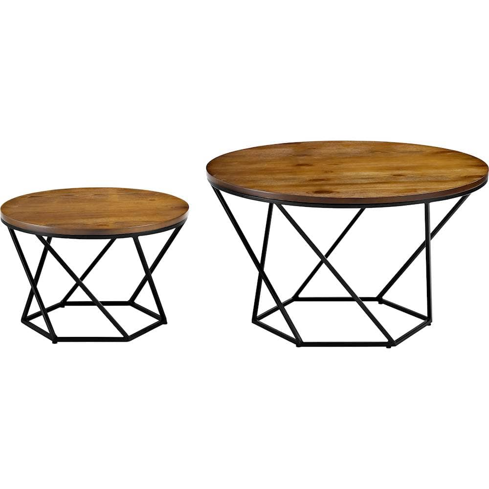 Walker edison geometric nesting deals coffee tables