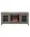 Front. Walker Edison - 58" Transitional Two Glass Door Fireplace TV Stand for Most TVs up to 65".