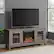Alt View 12. Walker Edison - 58" Transitional Two Glass Door Fireplace TV Stand for Most TVs up to 65".