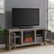 Alt View Zoom 13. Walker Edison - Traditional Two Glass Door Fireplace TV Stand for Most TVs up to 65" - Grey Wash.