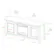 Alt View 17. Walker Edison - 58" Transitional Two Glass Door Fireplace TV Stand for Most TVs up to 65".