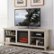 Alt View Zoom 1. Walker Edison - Open Storage Fireplace TV Stand for Most TVs Up to 85" - White Oak.