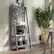Alt View 11. Walker Edison - 55" Leaning Ladder 4-Shelf Bookcase - Grey.