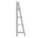 Alt View 14. Walker Edison - 55" Leaning Ladder 4-Shelf Bookcase - Grey.