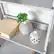Alt View 15. Walker Edison - 55" Leaning Ladder 4-Shelf Bookcase - Grey.