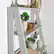Alt View 17. Walker Edison - 55" Leaning Ladder 4-Shelf Bookcase - Grey.