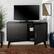 Alt View 11. Walker Edison - Angelo Mid Century Modern TV Stand Cabinet for Most Flat-Panel TVs Up to 55" - Black.