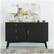 Alt View 2. Walker Edison - Angelo Mid Century Modern TV Stand Cabinet for Most Flat-Panel TVs Up to 55" - Black.