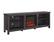Angle. Walker Edison - Open Storage Fireplace TV Stand for Most TVs Up to 85" - Charcoal.