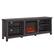 Front. Walker Edison - Open Storage Fireplace TV Stand for Most TVs Up to 85" - Charcoal.