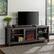 Alt View 11. Walker Edison - Open Storage Fireplace TV Stand for Most TVs Up to 85" - Charcoal.