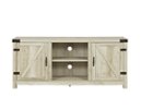Walker Edison - Rustic Barn Door Style Stand for Most TVs Up to 65" - White Oak