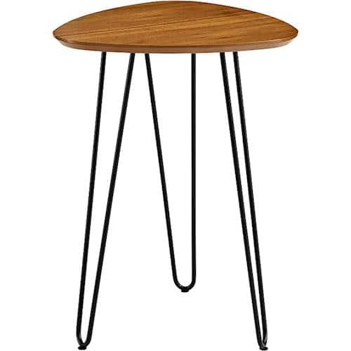 Walker Edison - Modern Hairpin Side Table - Walnut