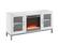 Angle. Walker Edison - Modern Two Door Fireplace TV Stand for Most TVs up to 58" - White.