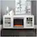 Alt View 2. Walker Edison - Modern Two Door Fireplace TV Stand for Most TVs up to 58" - White.