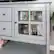 Alt View 11. Walker Edison - Transitional TV Stand / Buffet for TVs up to 55" - Antique Gray.