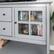 Alt View 15. Walker Edison - Transitional TV Stand / Buffet for TVs up to 55" - Antique Gray.