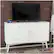 Alt View 3. Walker Edison - Angelo Mid Century Modern TV Stand Cabinet for Most Flat-Panel TVs Up to 55" - White.