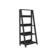 Angle. Walker Edison - 55" Leaning Ladder 4-Shelf Bookcase - Black.