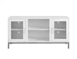 Walker Edison - Urban Modern TV Stand for Most TVs Up to 60" - White Oak - Front_Zoom