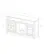 Alt View 14. Walker Edison - 58" Tall Glass Two Door Soundbar Storage Fireplace TV Stand for Most TVs Up to 65" - White Oak.