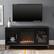 Alt View 1. Walker Edison - Avenue Fireplace TV Console for Most TVs Up to 55" - Black.