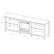 Alt View 12. Walker Edison - Open Storage Fireplace TV Stand for Most TVs Up to 85" - Barnwood.
