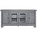 Front. Walker Edison - 4 Door Media Storage TV Stand for Most Flat-Panel TV's up to 55" - Grey.