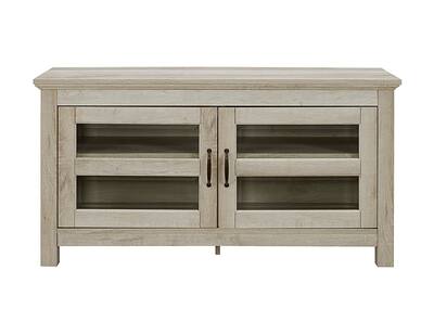 Walker Edison - TV Cabinet for Most TVs Up to 48" - White Oak