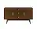 Front. Walker Edison - 60” Mid Century Modern TV Stand for TV's up to 65” - Walnut.