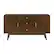 Left. Walker Edison - 60” Mid Century Modern TV Stand for TV's up to 65” - Walnut.