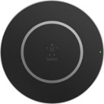 Front Zoom. Belkin - BOOST↑UP 15W Qi Certified Wireless Charging Pad for Android - Silver.