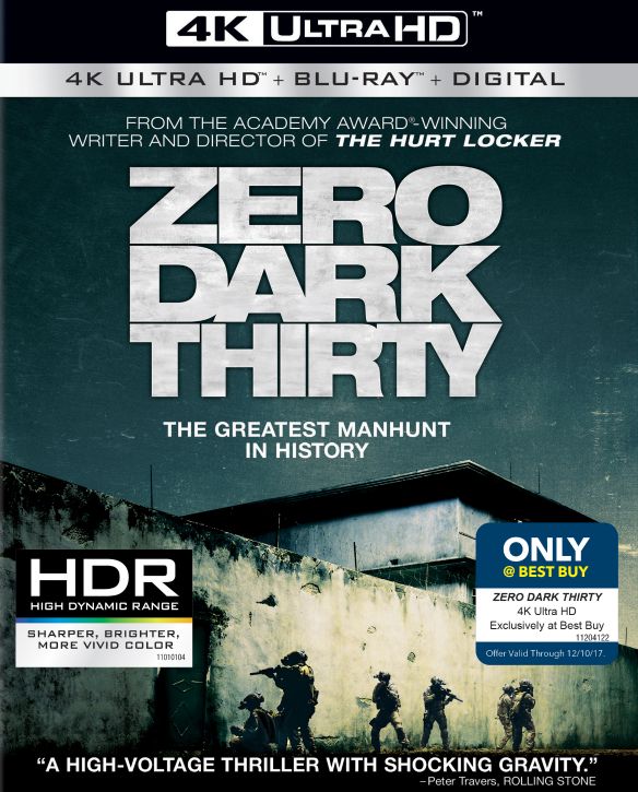  Zero Dark Thirty [Includes Digital Copy] [4K Ultra HD Blu-ray/Blu-ray] [2 Discs] [2012]