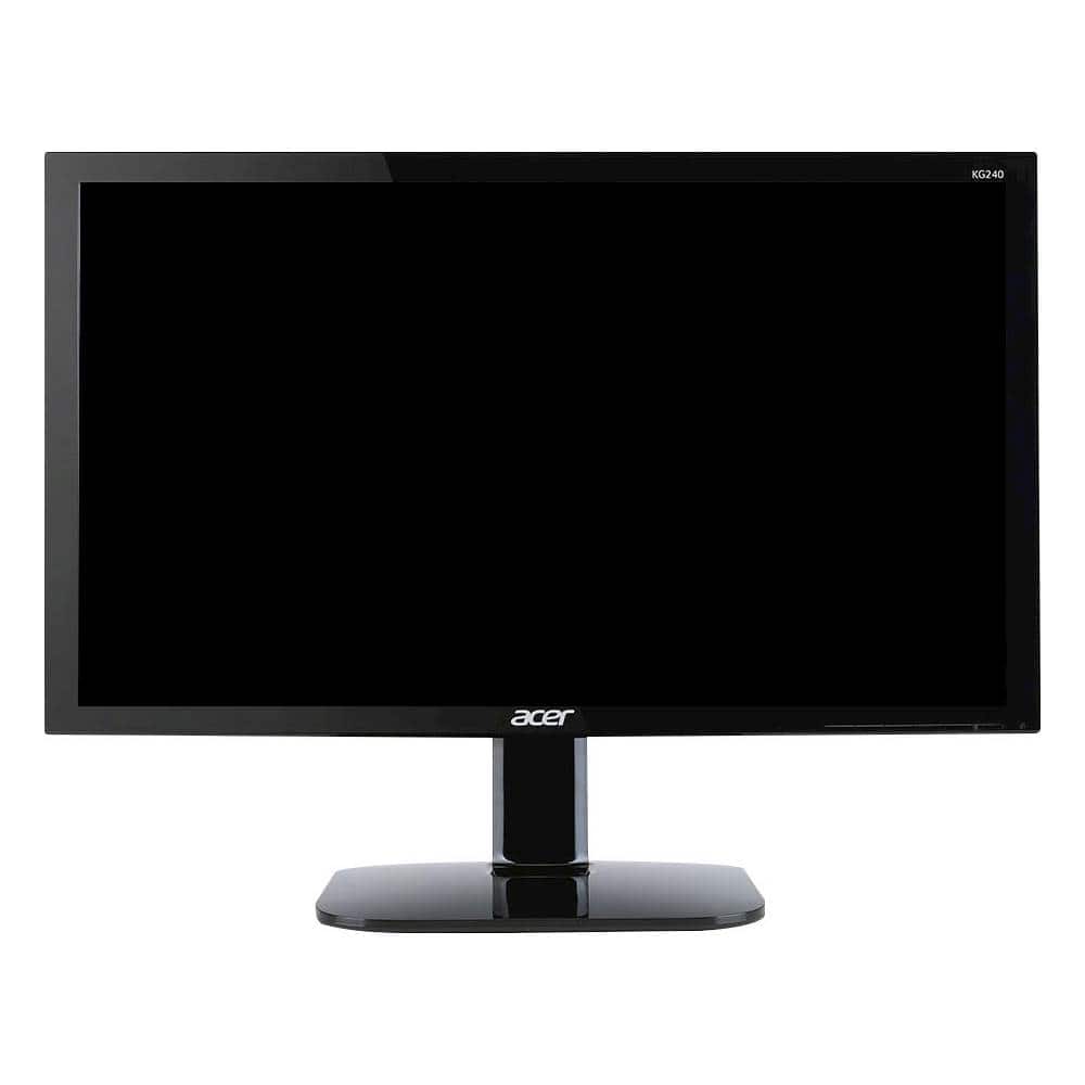 Acer - Refurbished KG0 Series KG240 24" LED FHD FreeSync Monitor - Black - Larger Front