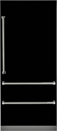 Viking - Professional 7 Series 20 Cu. Ft. Bottom-Freezer Built-In Refrigerator - Black