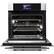 Alt View 11. Viking - Virtuoso 6 Series 29.8" Built-In Double Electric Convection Wall Oven - Stainless Steel.