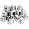 Front. Viking - Control Knob Set for Ranges - Stainless Steel.