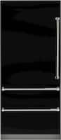 Viking - Professional 7 Series 20 Cu. Ft. Bottom-Freezer Built-In Refrigerator - Black - Front_Zoom